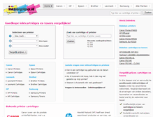 Tablet Screenshot of inktvergelijker.nl